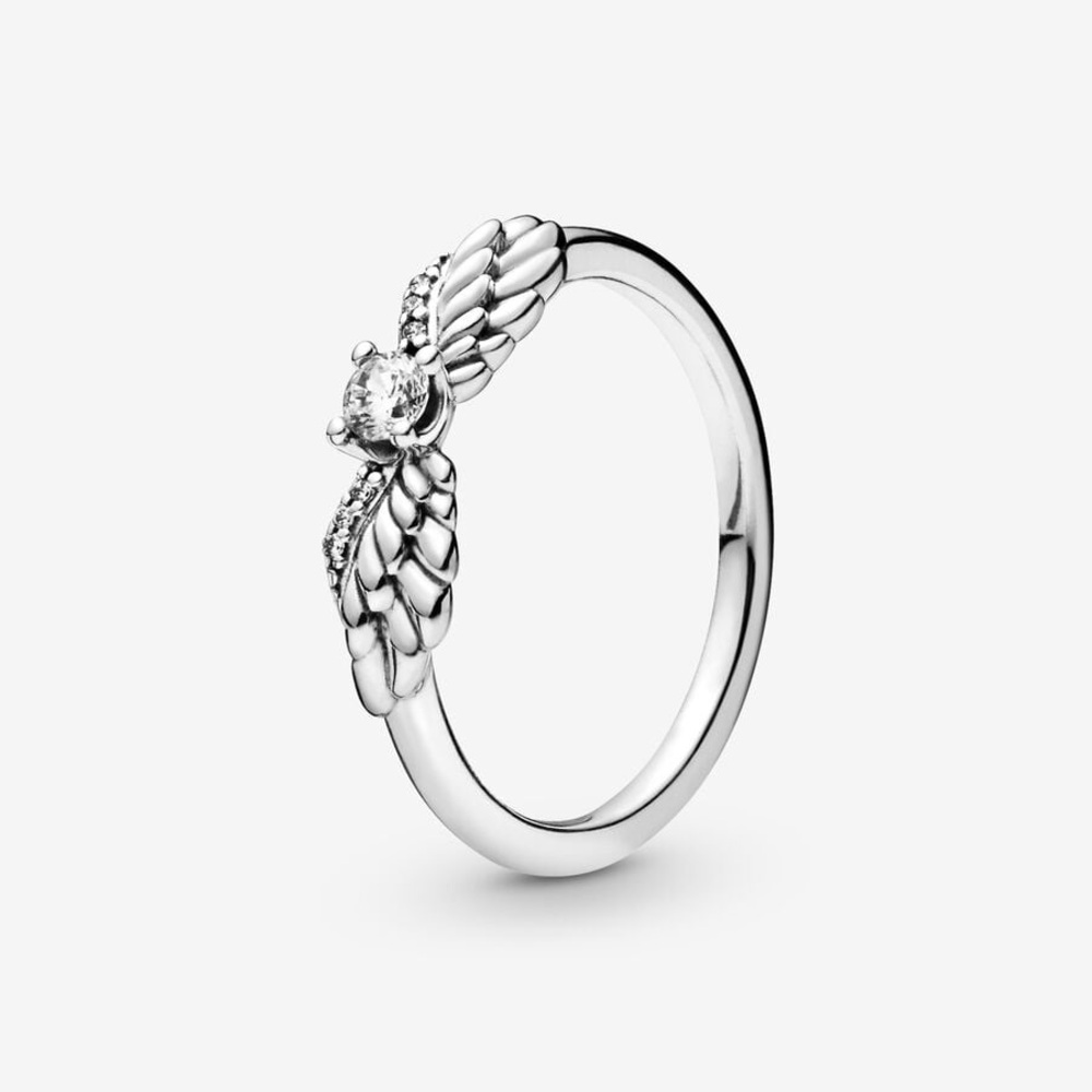 Pandora 925 Sterling Silver Angel Wing Ring